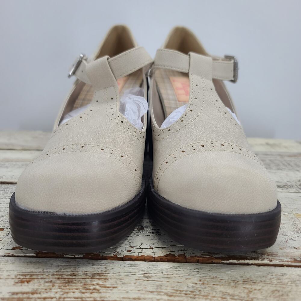 Jellypop Xena Classic block heel Mary Janes shoes 8 med Schoolgirl preppy Goth - Picture 8 of 9